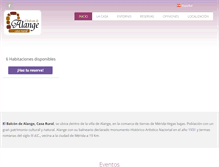 Tablet Screenshot of elbalcondealange.es